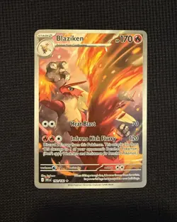 Blaziken 192/182 DESTINED RIVALS (NEAR MINT) Pokemon - Ready To Ship - Image 1