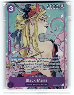 One Piece Promotion Cards #OP08-074 Black Maria (Illustration Box Vol.2) - Image 1