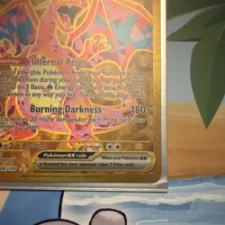Pokemon Charizard ex Obsidian Flames 228/197 Gold Tera Ability Foil Single Card - Image 4