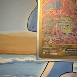 Pokemon Charizard ex Obsidian Flames 228/197 Gold Tera Ability Foil Single Card - Image 5