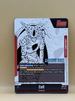 Cell SB01-001 Leader Manga Booster 01 - Dragon Ball Fusion World English Card NM - Image 2