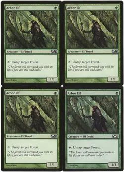MTG Arbor Elf x4 Magic 2013 M13 Common NM/LP Playset - Image 1