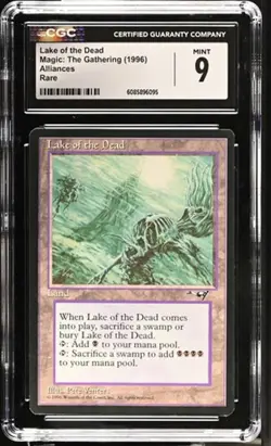 Lake of the Dead. Alliances Mtg. CGC 9 Mint! - Image 1