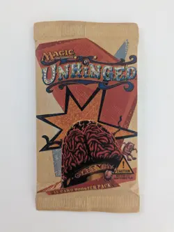 MTG Magic the Gathering Unhinged, sealed Booster Pack. 653569007654 - Image 1