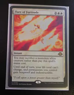 1x Flare of Fortitude #26 (Foil) (NM) Modern Horizons 3 MH3 Magic MTG - Image 1