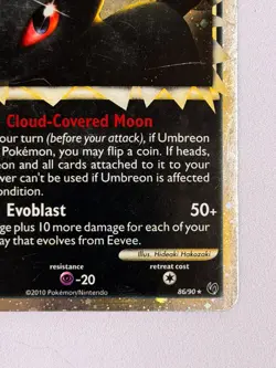 Umbreon Prime 86/90 Ultra Rare Holo Pokemon Undaunted - Binder Copy - Image 5