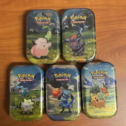 Pokemon Prismatic Evolutions Mini Tins Sealed Lot Of 5 FACTORY SEALED - Image 1