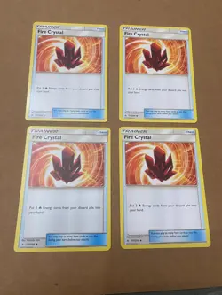 Pokemon Cards Broken Bonds Fire Crystal 173/214 4x Playset x4 Uncommon LP - Image 1