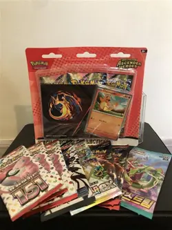 Pokemon TCG Ascended Heroes 3 Pack Blister New [PLUS one random Korean Booster] - Image 1