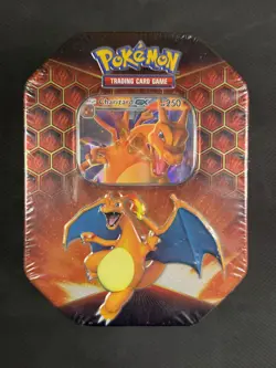 Pokemon Cards TCG Sealed Hidden Fates Tins Charizard GX S&M 2019 - Image 1