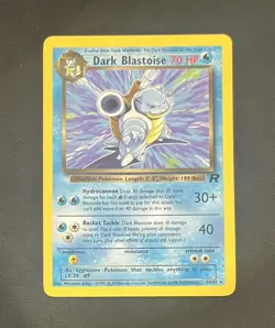 Pokemon Dark Blastoise TCG 20/82 Rare Non-Holo Card Unlimited MP - Image 1