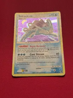 Suicune LV.44 Holo Rare Secret Wonders 19/132 DPBP#295 MP English Pokemon TCG - Image 2