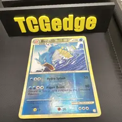 Pokemon 2010 HGSS Gyarados Reverse Holo 4/123 MP - Image 1