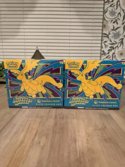 Sealed Ascended Heroes Pokemon Center Elite Trainer Boxes (2) - Read Description - Image 1