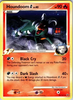 Houndoom G 50/127 Platinum Pokemon MP Normal - Image 1