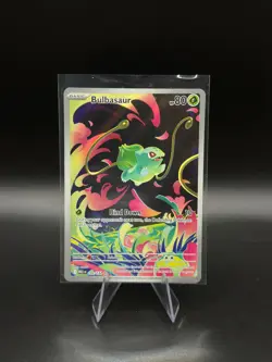 Bulbasaur - 133/132 - Mega Evolutions - Illustration Rare - NM - Pokemon TCG - Image 1