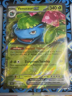 Pokemon Stellar Crown Venusaur Ex 001/142. - Image 1