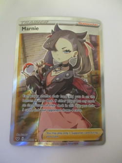 Marnie 200/202 - Pokemon Sword & Shield Base Full Art Trainer Ultra Rare NM - Image 1