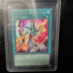 Yu-Gi-Oh The Gaze of Timaeus Secret Rare 1st Edition Near Mint MZMU - Image 1