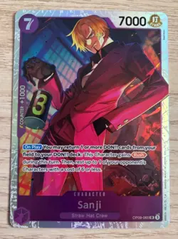 OP09-065 Sanji English SR One Piece TCG Card Game - Image 1