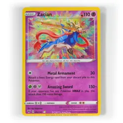 Pokemon - Zacian - 082/185 - SWSH Vivid Voltage - Amazing Rare Card - Image 1