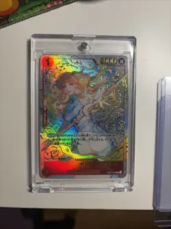 One Piece TCG Blue Nami OP01-016 Serial 1st Anniversary Proxy Card - Image 1