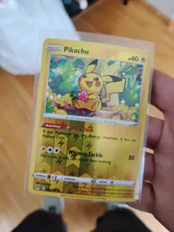 Pikachu 052/196 Lost Origin Reverse Holo Berrychu Pokemon Card Nm - Image 2