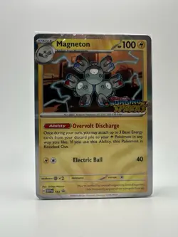 SEALED Pokemon TCG Magneton SV08 Surging Sparks Prerelease 40-Card Deck - Image 1