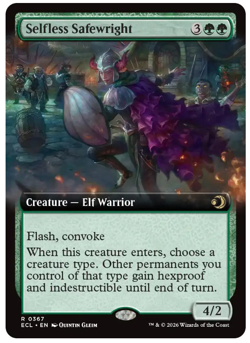 Selfless Safewright - Extended Art Lorwyn Eclipsed MTG - Image 1