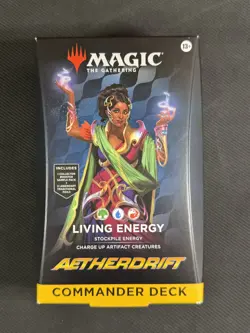Magic The Gathering Living Energy Aetherdrift Commander Deck Sealed - Image 1