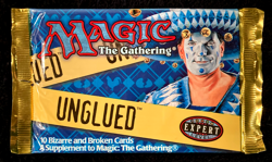 1998 Magic The Gathering, Lot of 4 Factory Sealed Unglued Booster Packs - Image 2