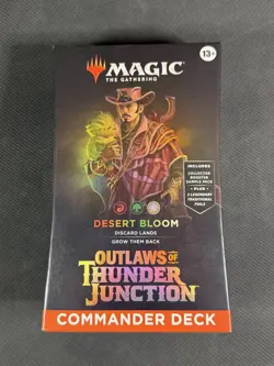 Magic The Gathering Outlaws Of Thunder Junction Desert Bloom Commander Deck - Image 1