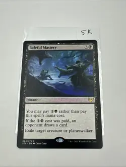 Baleful Mastery MTG Magic the Gathering Card NM Near Mint STX - Image 1