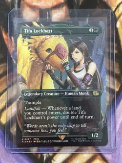 Tifa Lockhart #567 (Borderless) Chocobo Track Foil MTG Final Fantasy Promo - NM - Image 3