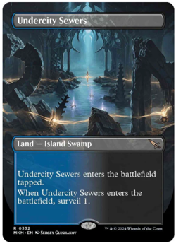 1x Undercity Sewers Borderless Murders at Karlov Manor NM MTG - Image 1