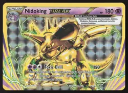 Nidoking BREAK 46/108 Rare BREAK Pokemon TCG XY - Evolutions VLP - Image 1