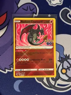 Radiant Charizard 011/078 Pokemon GO Holo Rare - Image 1