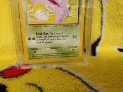 Pokemon Base Set 4th UK Print 1999-2000 Koffing 51/102 Ace Graded 8 NM-MT - Image 2