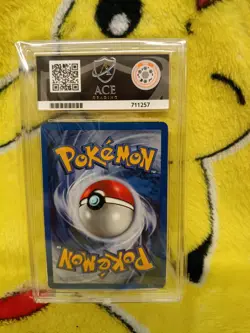 Pokemon Base Set 4th UK Print 1999-2000 Koffing 51/102 Ace Graded 8 NM-MT - Image 3