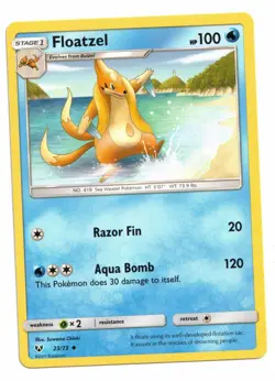 Pokemon Card: Floatzel 23/73 Shining Legends Set! NM - Image 1