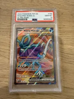 Pokemon TCG Temporal Forces Walking Wake ex 189/162 Ultra Rare PSA 10 - Image 1