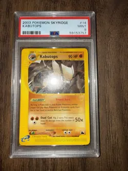 Pokemon TCG Kabutops Black Star Promo #14 PSA 9 - Image 3