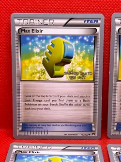 Pokemon Tcg Max Elixir 102/122 Breakpoint WC 2016 x4 - Image 2