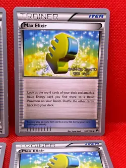Pokemon Tcg Max Elixir 102/122 Breakpoint WC 2016 x4 - Image 3