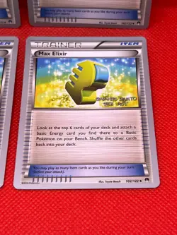Pokemon Tcg Max Elixir 102/122 Breakpoint WC 2016 x4 - Image 5