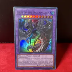 Yu-Gi-Oh! First of the Dragonlords Fusion Effect Holo 1st Ed 34662272 English - Image 1