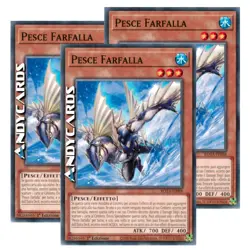 PESCE FARFALLA 3x • (Butterfly Fish) • Comune • ROTA IT088 • 1Ed • Yugioh! - Image 1