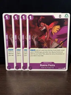 4x - Buena Festa - ST05-014 - NM - One Piece TCG - Image 1