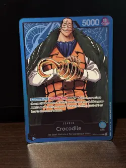 Crocodile - ST03-001 - Leader - Foil - Near Mint - English - One Piece Card Game - Image 1
