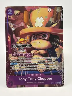 Tony Tony Chopper OP07-066 EN ONE PIECE TCG 25-26 CS Champion-NM - Image 1